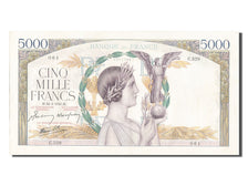 Biljet, Frankrijk, 5000 Francs, 5 000 F 1934-1944 ''Victoire'', 1941