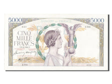 Geldschein, Frankreich, 5000 Francs, 5 000 F 1934-1944 ''Victoire'', 1941