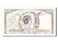 France, 5000 Francs, 5 000 F 1934-1944 ''Victoire'', 1942, KM #97c, 1942-03-05,.