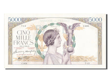 Banknot, Francja, 5000 Francs, Victoire, 1942, 1942-04-02, AU(50-53)