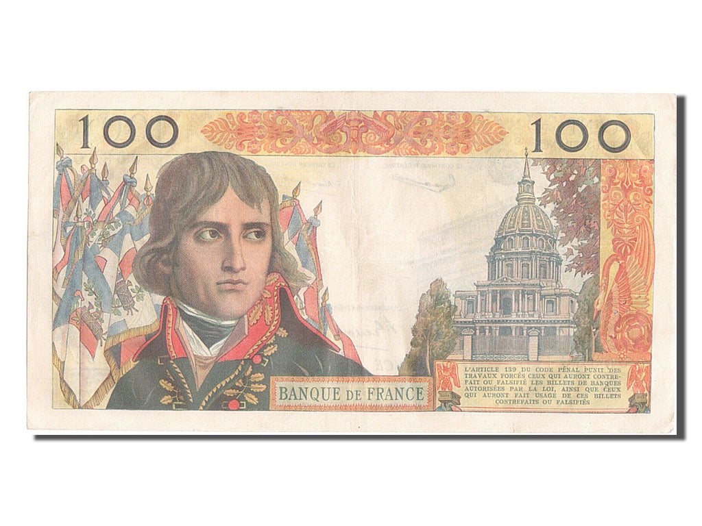 France, 100 Nouveaux Francs, 100 NF 1959-1964 ''Bonaparte'', 1960, KM #144a,...