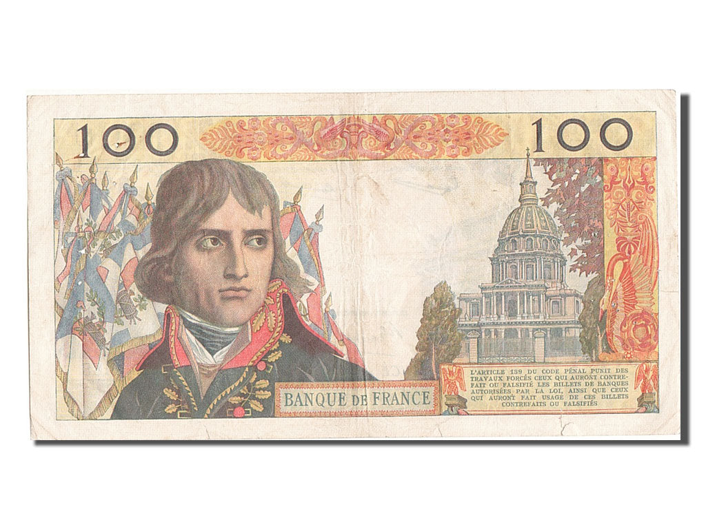 France, 100 Nouveaux Francs, 100 NF 1959-1964 ''Bonaparte'', 1960, KM #144a,...