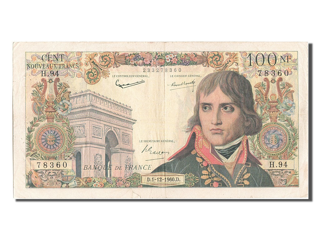 100 Nouveaux Francs type Bonaparte