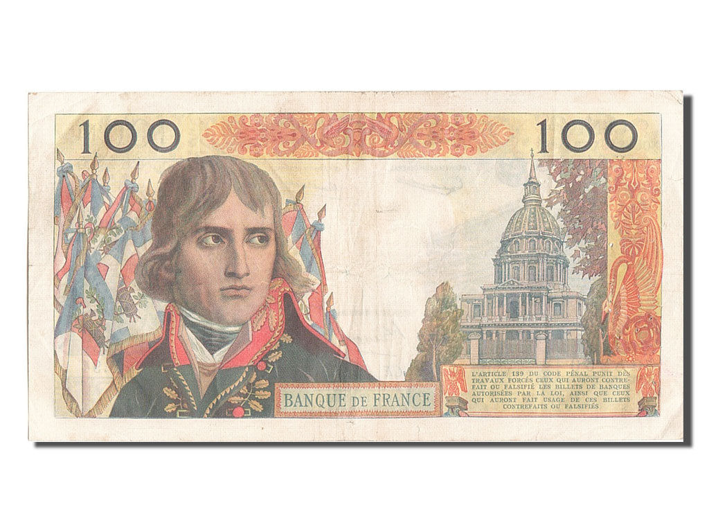 France, 100 Nouveaux Francs, 100 NF 1959-1964 ''Bonaparte'', 1960, KM #144a,...