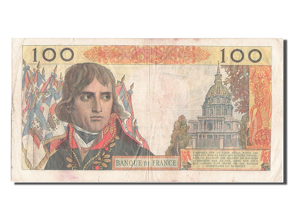Francia, 100 Nouveaux Francs, 100 NF 1959-1964 ''Bonaparte'', 1961, KM:144a,...