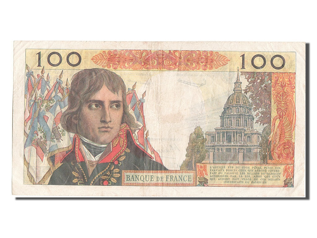 France, 100 Nouveaux Francs, 100 NF 1959-1964 ''Bonaparte'', 1962, KM #144a,...