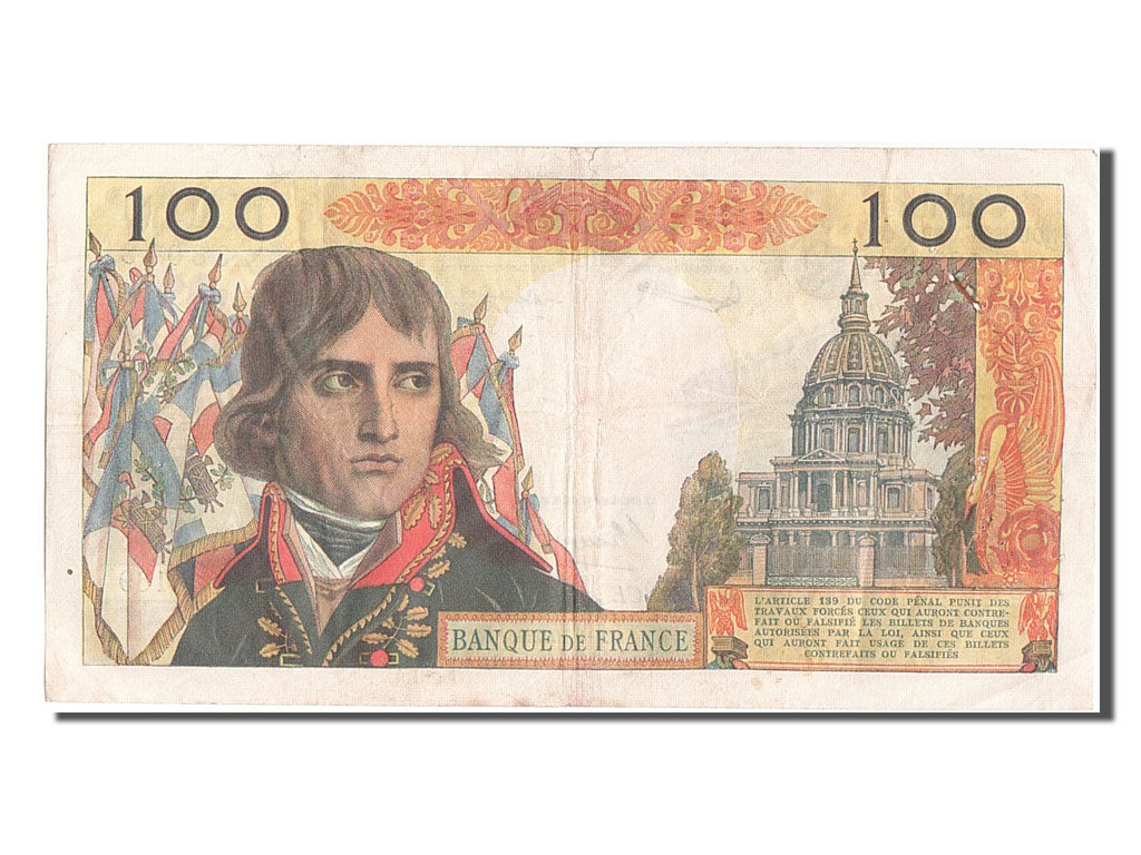 Francia, 100 Nouveaux Francs, 100 NF 1959-1964 ''Bonaparte'', 1962, KM:144a,...
