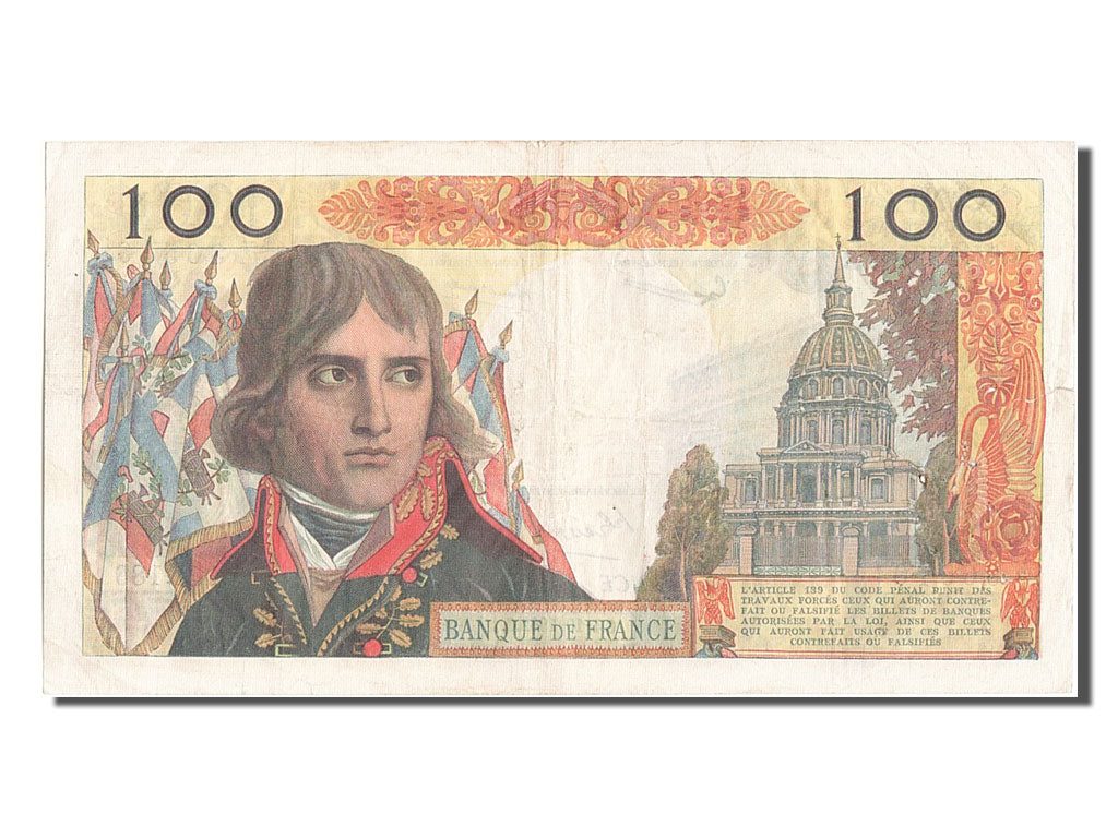 France, 100 Nouveaux Francs, 100 NF 1959-1964 ''Bonaparte'', 1962, KM #144a,...