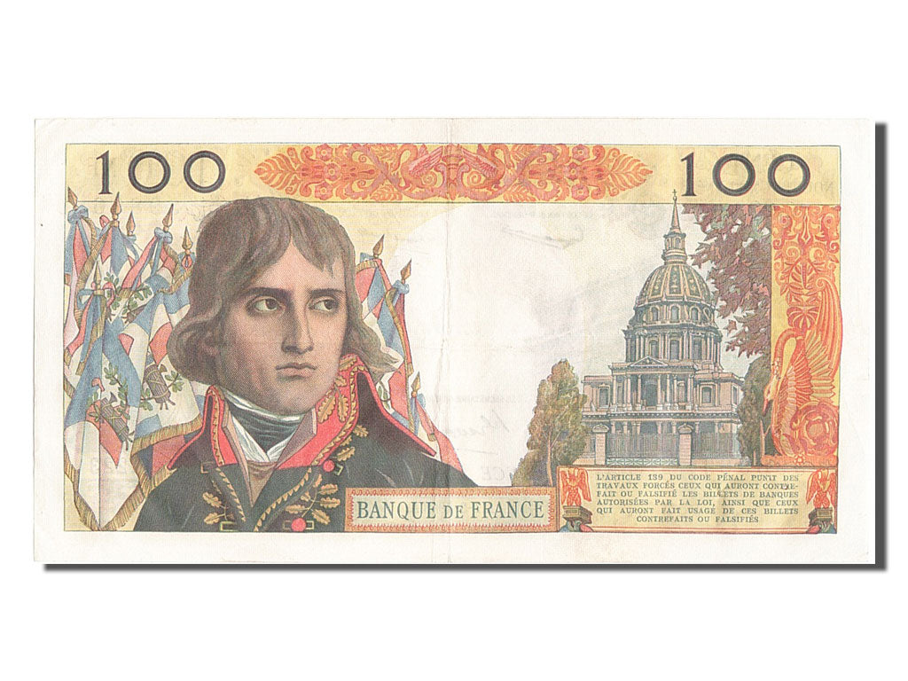 France, 100 Nouveaux Francs, 100 NF 1959-1964 ''Bonaparte'', 1963, KM #144a,...