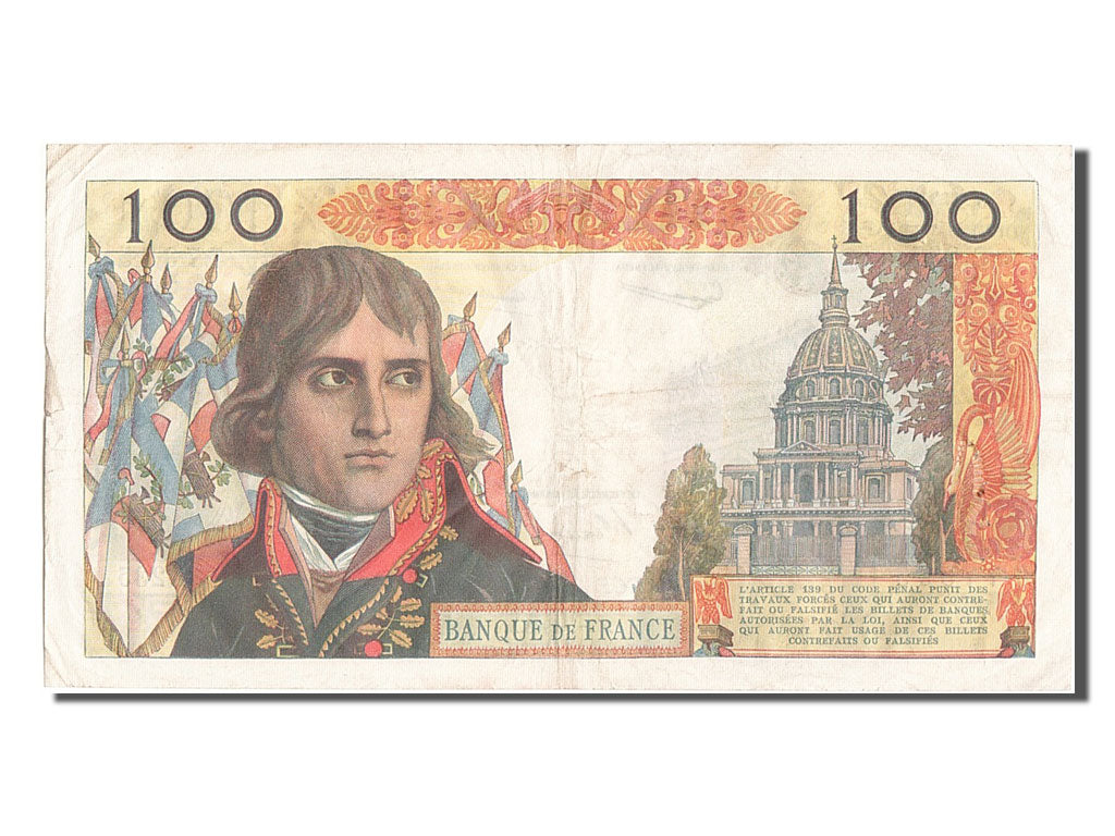 Francia, 100 Nouveaux Francs, 100 NF 1959-1964 ''Bonaparte'', 1963, KM:144a,...