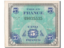 Banknote, France, 5 Francs, 1944 Flag/France, 1944, UNC(63), Fayette:VF17.1