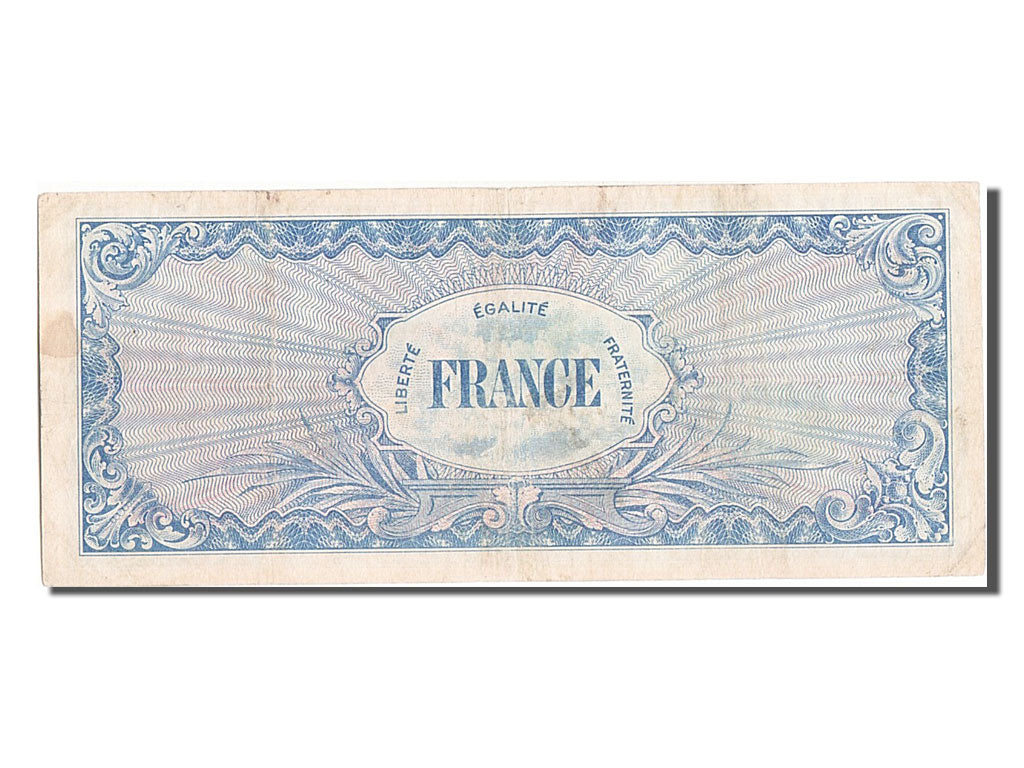 France, 100 Francs, 1945 Verso France, 1945, KM #123c, 1945-06-04, AU(50-53), 3.