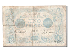 Banknot, Francja, 5 Francs, Bleu, 1915, 1915-03-02, VF(20-25), Fayette:02.25