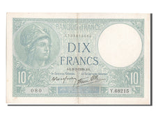 France, 10 Francs, 10 F 1916-1942 ''Minerve'', 1939, KM #84, 1939-02-02,...