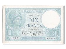 France, 10 Francs, 10 F 1916-1942 ''Minerve'', 1941, KM #84, 1941-01-02,...