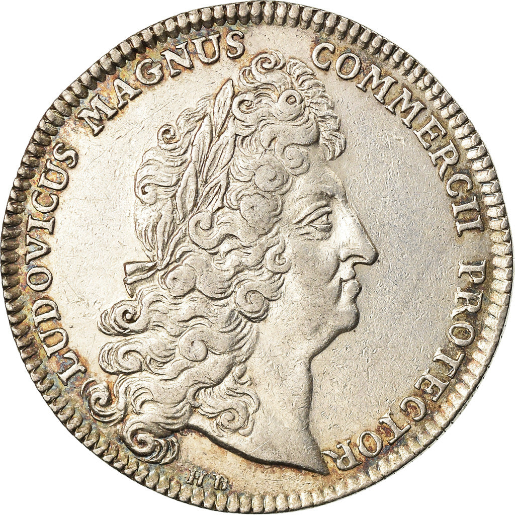 France, Token, Louis XIV, Chambre de Commerce de Rouen, History, 1712