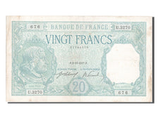 Banknot, Francja, 20 Francs, Bayard, 1917, 1917-11-02, EF(40-45), Fayette:11.2