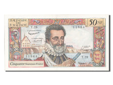 France, 50 Nouveaux Francs, 50 NF 1959-1961 ''Henri IV'', 1959, KM #143a,...