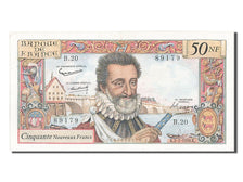 France, 50 Nouveaux Francs, 50 NF 1959-1961 ''Henri IV'', 1959, KM #143a,...