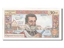 France, 50 Nouveaux Francs, 50 NF 1959-1961 ''Henri IV'', 1959, KM #143a,...