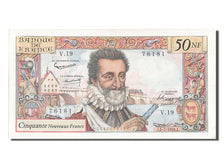 France, 50 Nouveaux Francs, 50 NF 1959-1961 ''Henri IV'', 1959, KM #143a,...