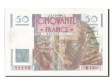Geldschein, Frankreich, 50 Francs, 50 F 1946-1951 ''Le Verrier'', 1949