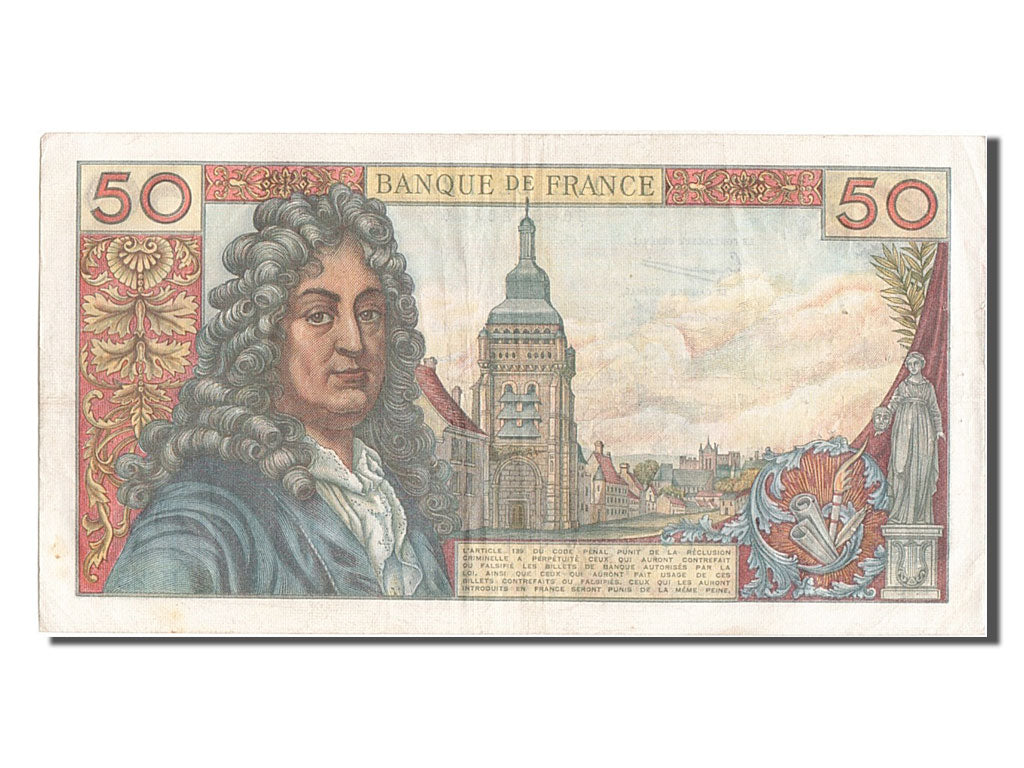 France, 50 Francs, 50 F 1962-1976 ''Racine'', 1962, KM #148a, 1962-11-08,...