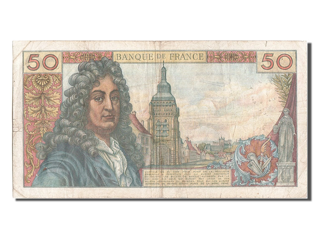 France, 50 Francs, 50 F 1962-1976 ''Racine'', 1962, KM #148a, 1962-12-06,...