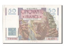 France, 50 Francs, 50 F 1946-1951 ''Le Verrier'', 1949, KM #127b, 1949-05-19,...