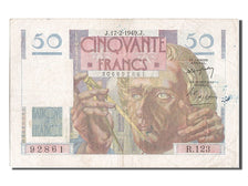 France, 50 Francs, 50 F 1946-1951 ''Le Verrier'', 1949, KM #127b, 1949-02-17,...