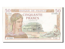 France, 50 Francs, 50 F 1934-1940 ''Cérès'', 1937, KM #85b, 1937-12-30, A...