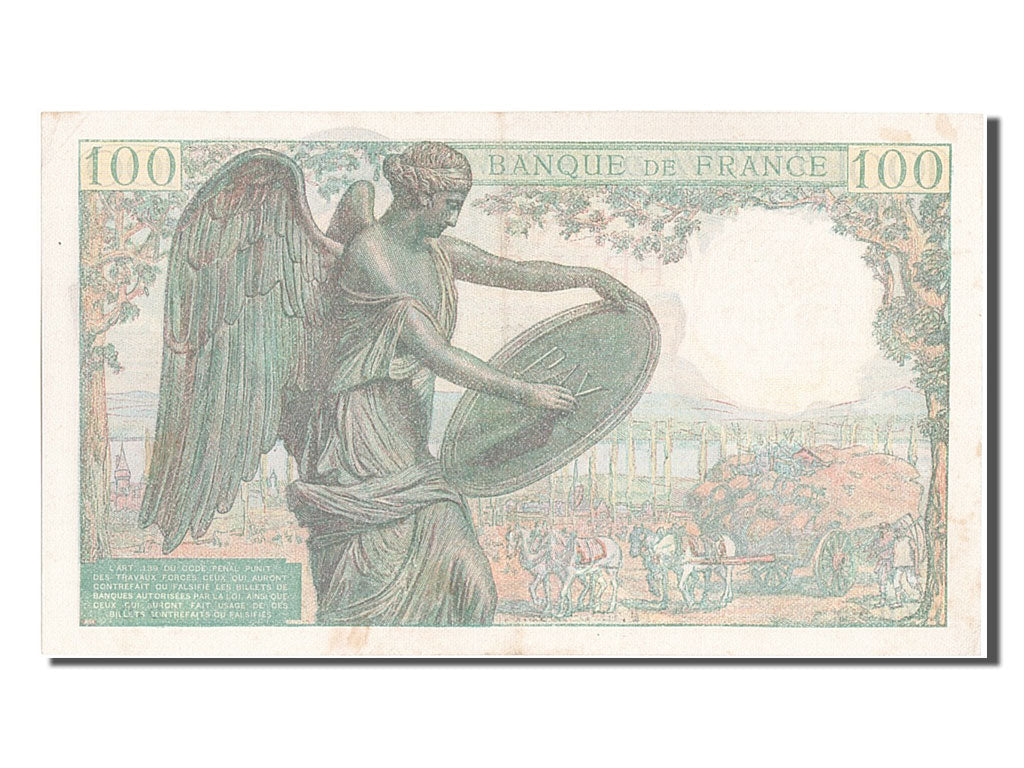 FRANCE, 100 Francs, 100 F 1942-1944 ''Descartes'', 1942, 1942-05-15,...