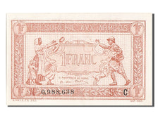 Francia, 1 Franc, 1917-1919 Army Treasury, 1917, KM:M2, FDS, Fayette:VF3.3