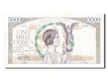 Francia, 5000 Francs, 5 000 F 1934-1944 ''Victoire'', 1939, KM:97a, 1939-07-2...