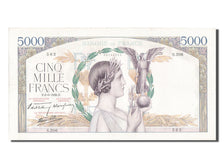 Billet, France, 5000 Francs, 5 000 F 1934-1944 ''Victoire'', 1939, 1939-06-08