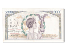 Billete, Francia, 5000 Francs, 5 000 F 1934-1944 ''Victoire'', 1939, 1939-03-02