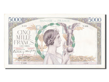 Francia, 5000 Francs, 5 000 F 1934-1944 ''Victoire'', 1939, KM:97b, 1939-01-1...