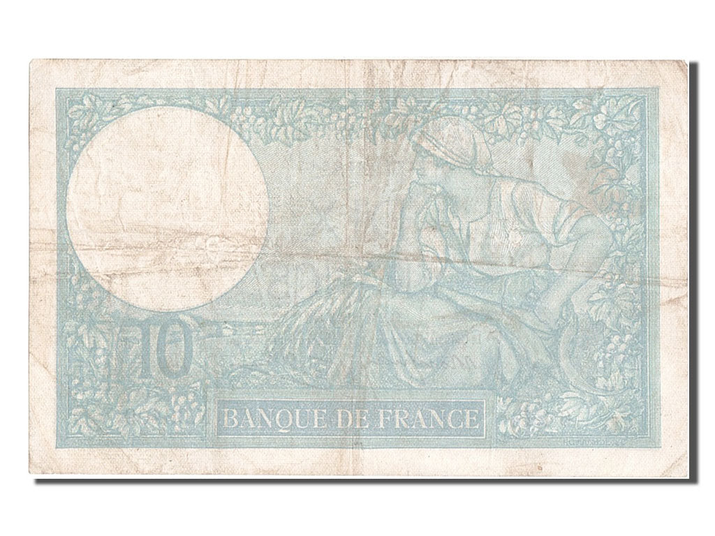 France, 10 Francs, 10 F 1916-1942 ''Minerve'', 1939, KM #84, 1939-02-02,...