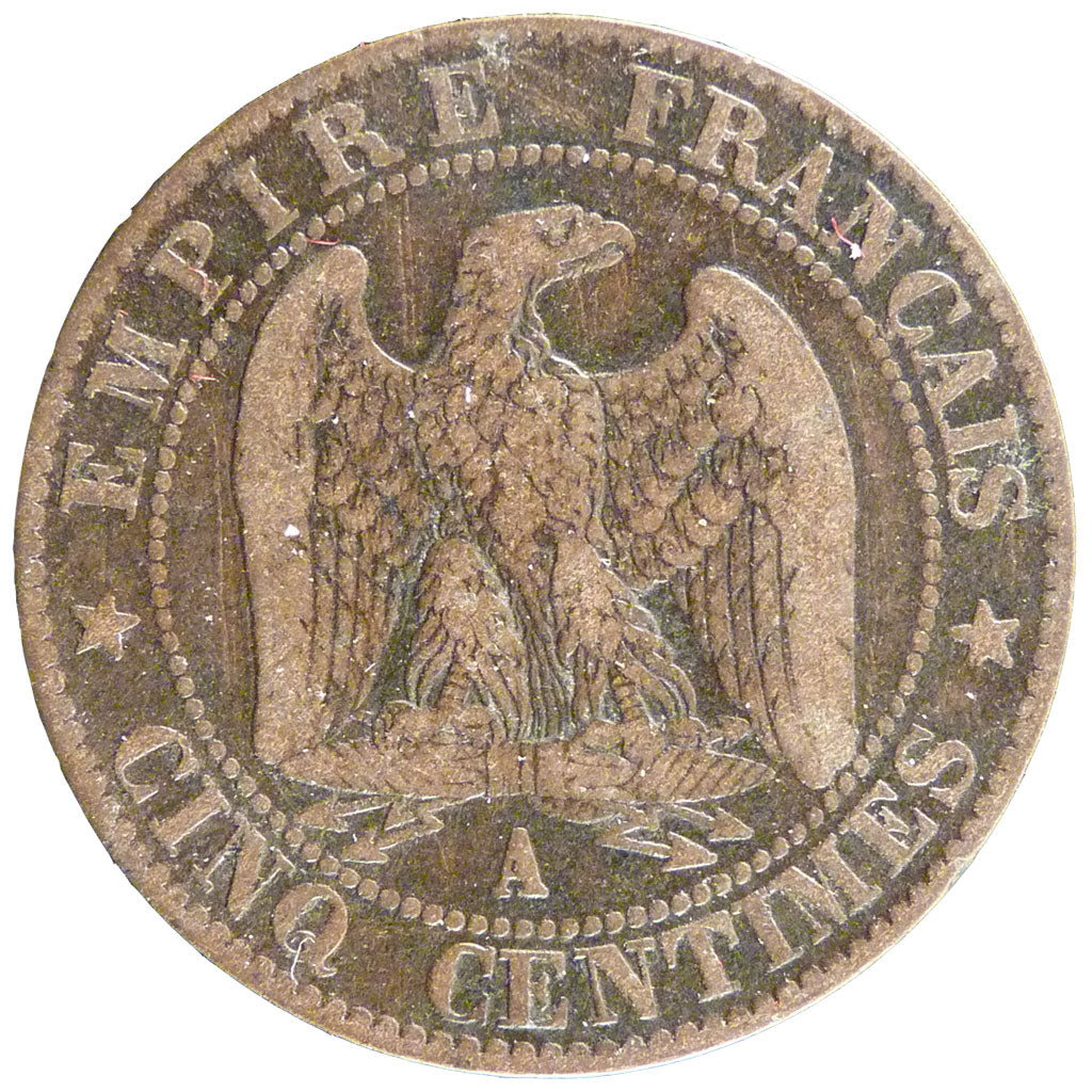 Second Empire, 5 Centimes Napoléon III