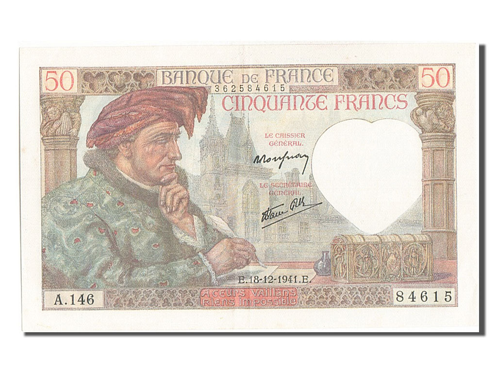 50 Francs type Jacques Cœur