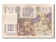 France, 500 Francs, 500 F 1945-1953 ''Chateaubriand'', 1947, KM #129a,...