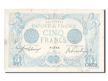 Geldschein, Frankreich, 5 Francs, 5 F 1912-1917 ''Bleu'', 1915, 1915-06-05, S+