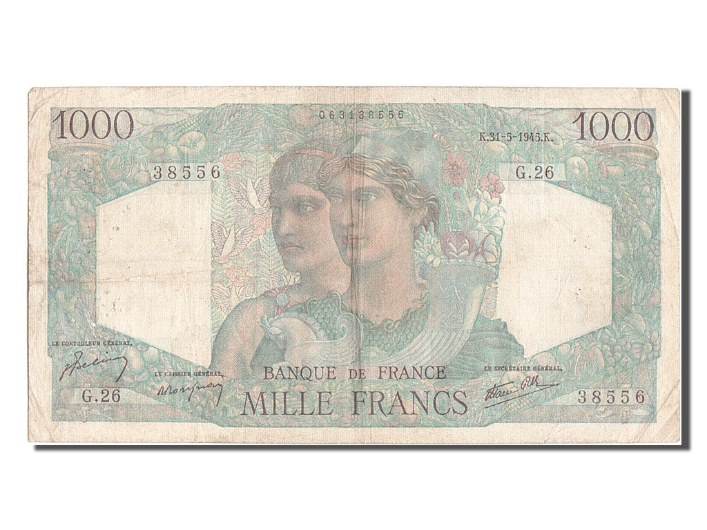 1000 Francs type Minerve et Hercule