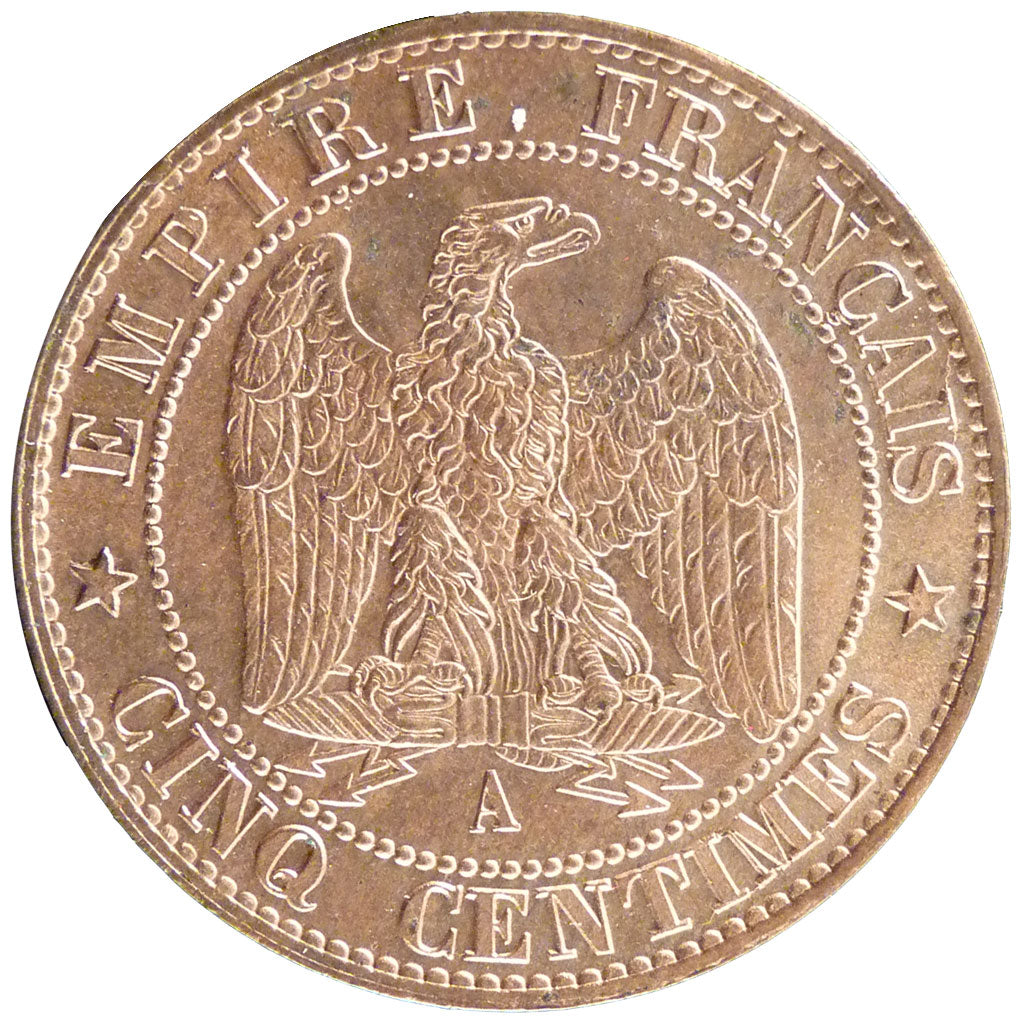 Second Empire, 5 Centimes Napoléon III