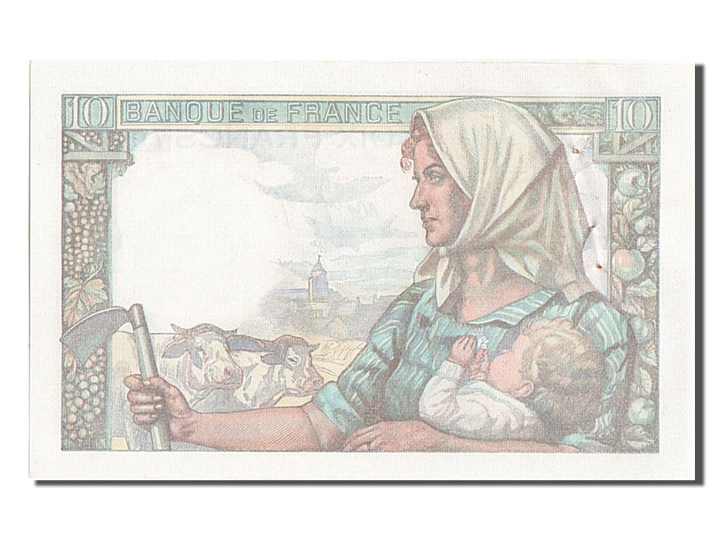 France, 10 Francs, 10 F 1941-1949 ''Mineur'', 1943, KM #99b, 1943-01-14,...