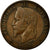 Moneda, Francia, Napoleon III, Napoléon III, 5 Centimes, 1863, Strasbourg, BC+