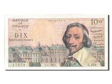 France, 10 Nouveaux Francs, 10 NF 1959-1963 ''Richelieu'', 1962, KM #142a,...