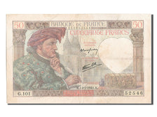 France, 50 Francs, 50 F 1940-1942 ''Jacques Coeur'', 1941, KM #93, 1941-07-17,..