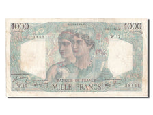 Banconote, Francia, 1000 Francs, 1 000 F 1945-1950 ''Minerve et Hercule'', 1945