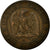 Moneda, Francia, Napoleon III, Napoléon III, 5 Centimes, 1865, Paris, BC+